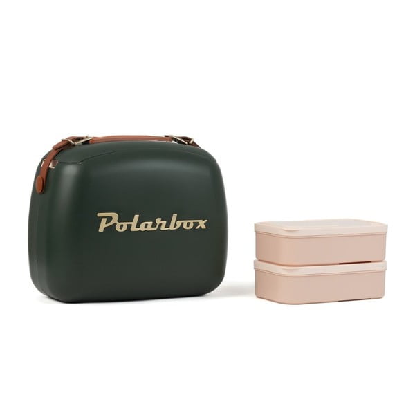 Tmavě zelený chladicí box 6 l Classic Gold – Polarbox