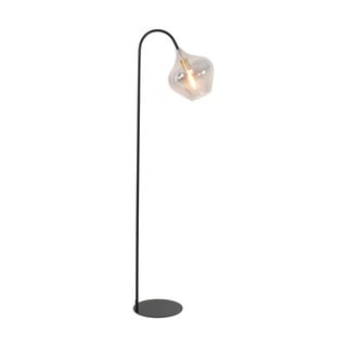 Černá stojací lampa (výška 160 cm) Rakel – Light & Living