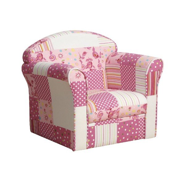 Dětské minikřeslo Pink Patchwork-image-3