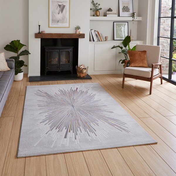 Světle modro-světle růžový koberec 120x170 cm Creation – Think Rugs-image-1