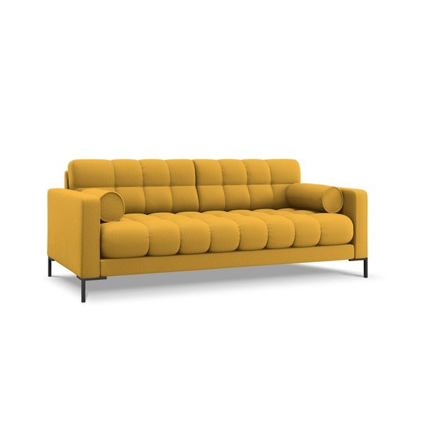 Žlutá pohovka 217 cm Bali – Cosmopolitan Design-image-2