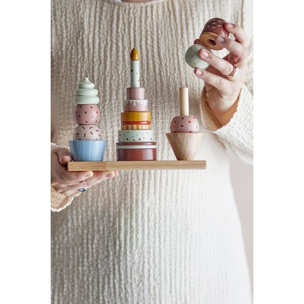 Dřevěná skládací věž Celebrate – Bloomingville Mini-image-2