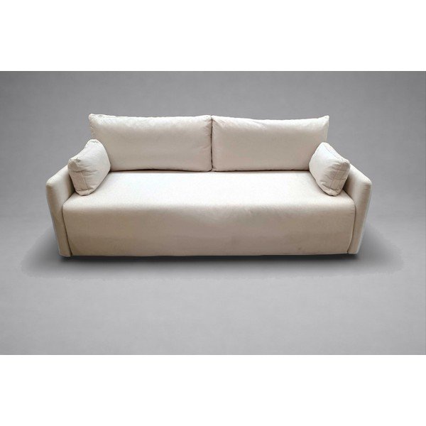 Béžová rozkládací/s úložným prostorem pohovka 211 cm Marcel - II. jakost – Bobochic Paris-image-1