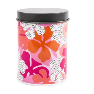 Růžová cínová dóza Navigate Floral