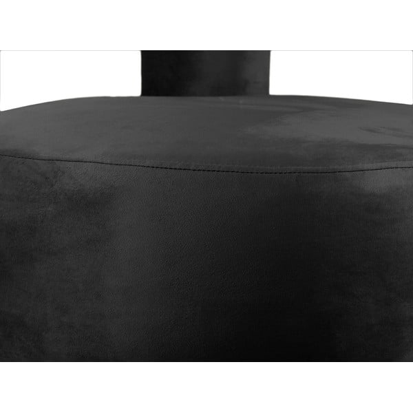 Černé sametové křeslo Abrazo – Leitmotiv-image-4
