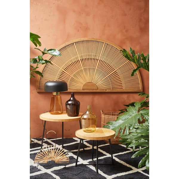 Dřevěno-bambusová nástěnná dekorace 159x80 cm Solor – Sema-image-1