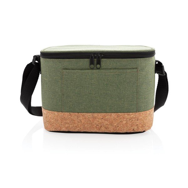 Zelená termotaška s korkovými detaily XD Collection-image-2