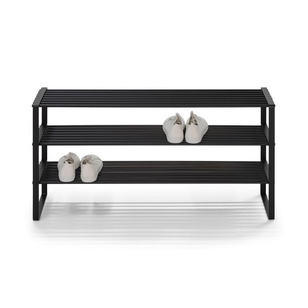 Černý kovový botník 100x48,5x29 cm Rex – Spinder Design-image-2