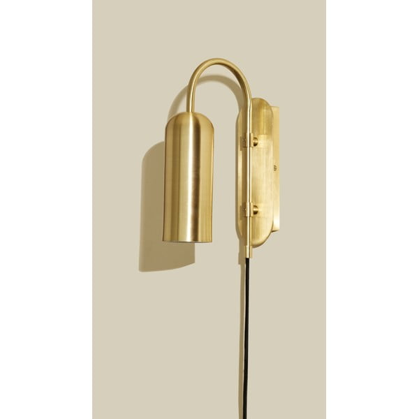 Nástěnné svítidlo ve zlaté barvě Zenith – Hübsch-image-4