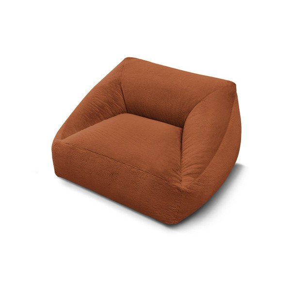 Oranžový sedací vak z umělé kožešiny Lilibet – Bobochic Paris-image-4