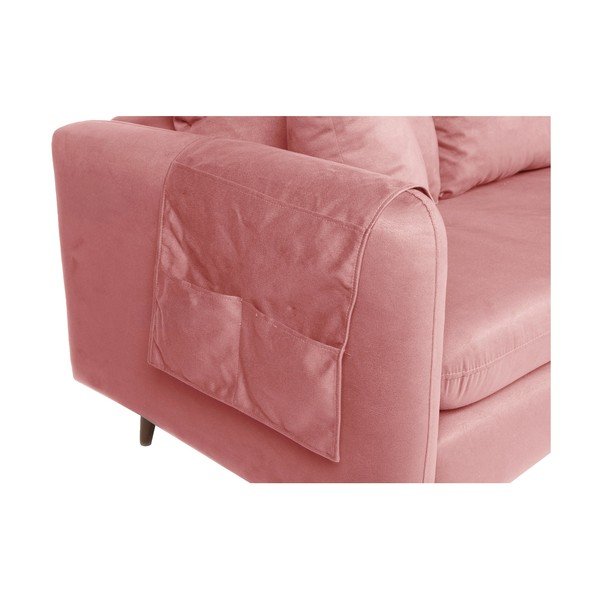 Světle růžová pohovka 215 cm Sofia – Balcab Home-image-4