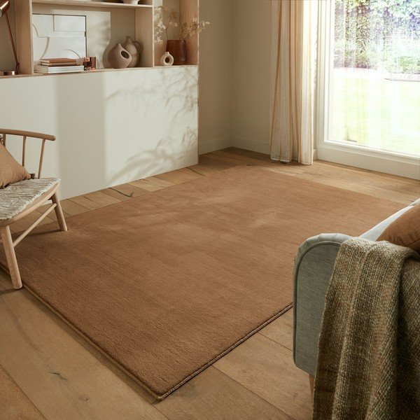 Koňakově hnědý koberec 200x290 cm – Flair Rugs-image-1