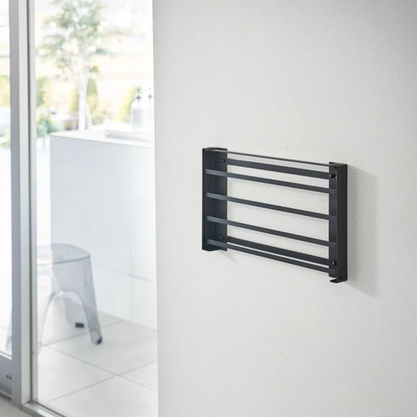 Matně černá nástěnná ocelová koupelnová polička Tower – YAMAZAKI-image-3