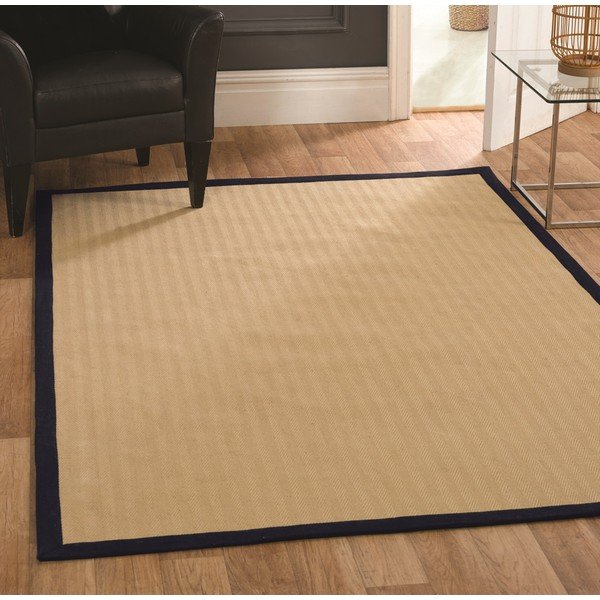 Koberec Herringbone Indigo, 60x230 cm