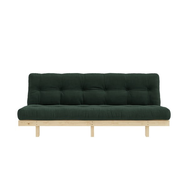 Tmavě zelená manšestrová pohovka 200 cm Lean – Karup Design