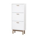 Bílý výklopný botník Melanie – Støraa