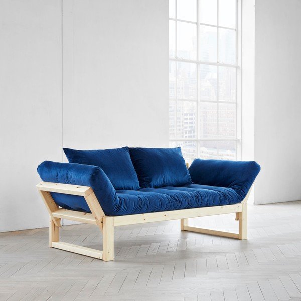 Variabilní pohovka Karup Edge Natural/Velvet Navy-image-1
