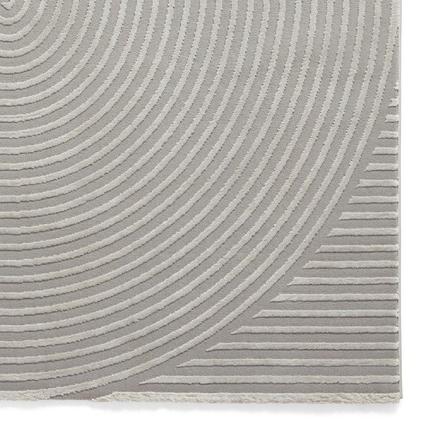 Světle šedý pratelný koberec z recyklovaných vláken 120x170 cm Flores – Think Rugs-image-4