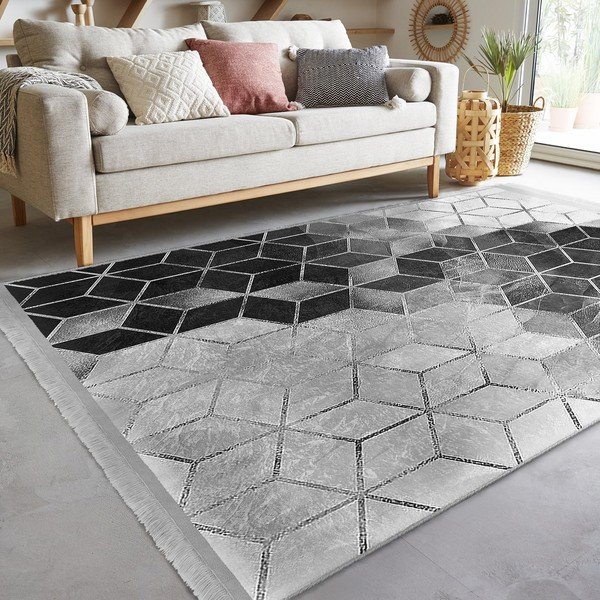 Šedý koberec 80x150 cm – Mila Home-image-2
