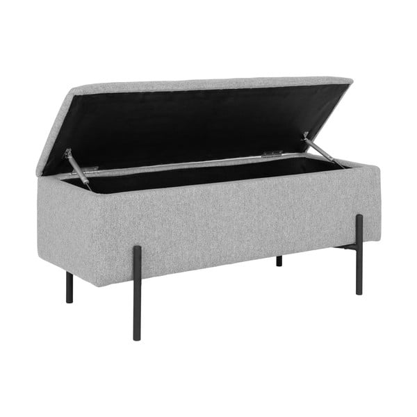 Šedá lavice Watford - House Nordic-image-2