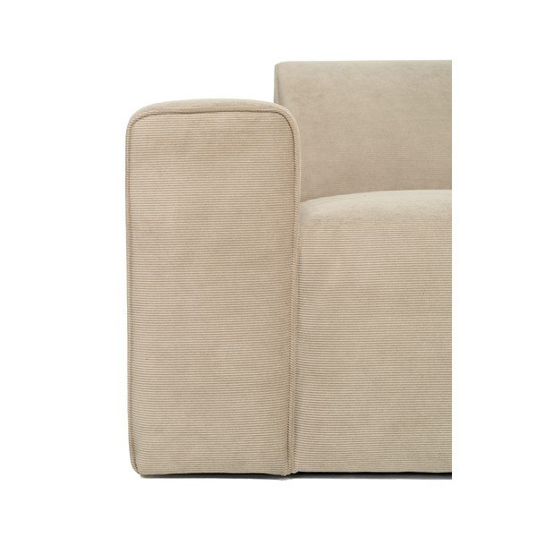 Béžový manšestrový modul pohovky (levý roh) Sting - Scandic-image-4