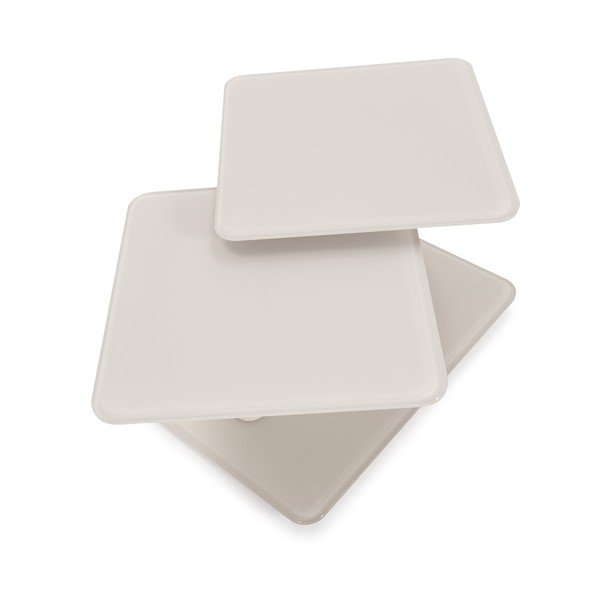 Krémový skleněný konferenční stolek 54x115 cm Elvi – Marckeric-image-4