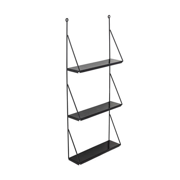 Černá kovová nástěnná police Bloomingville Walter-image-2