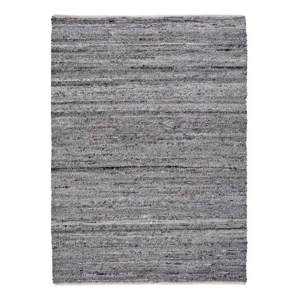 Tmavě šedý koberec z recyklovaného plastu Universal Cinder, 60 x 110 cm
