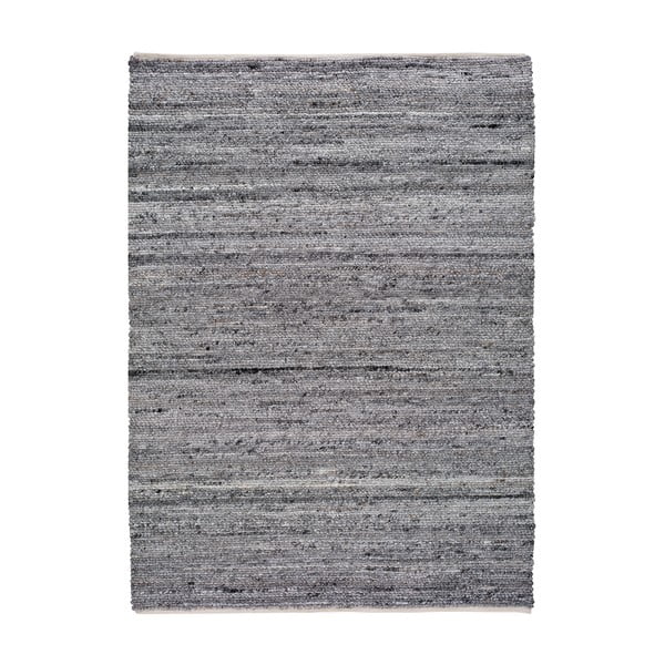 Tmavě šedý koberec z recyklovaného plastu Universal Cinder, 200 x 300 cm