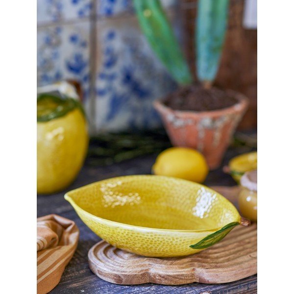 Žlutá miska z kameniny 930 ml Limone – Bloomingville-image-1