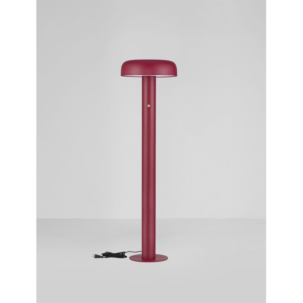 Vínová kovová LED stmívatelná stojací lampa (výška 142 cm) Noelia – Nova Luce-image-3