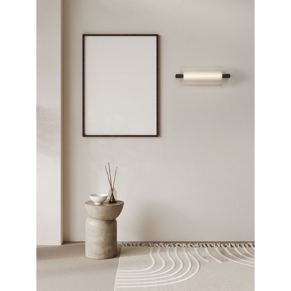 Matně černé skleněné LED nástěnné svítidlo Emery – Nova Luce-image-4