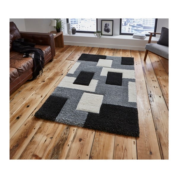 Šedý koberec Think Rugs Fashion, 80 x 150 cm