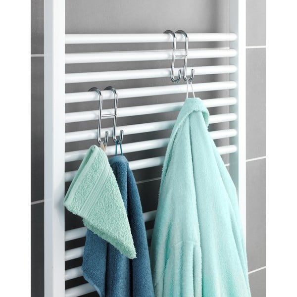 Závěsný věšák se 2 háčky Wenko Taranto-image-2