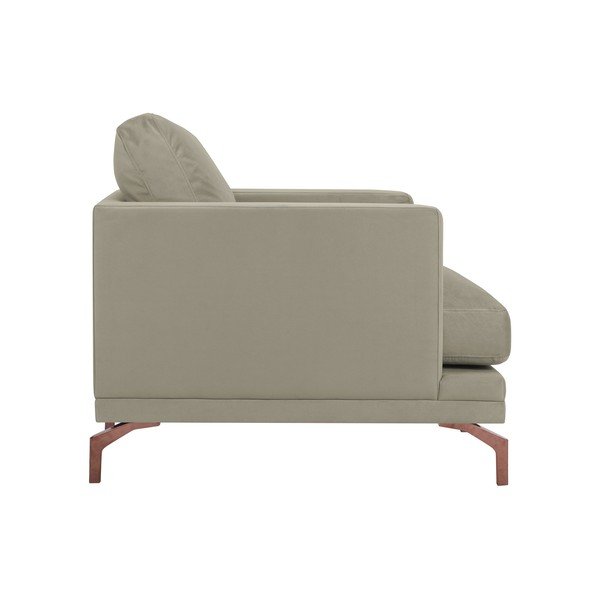Béžové křeslo s podnožím ve zlaté barvě Windsor & Co Sofas Jupiter-image-2