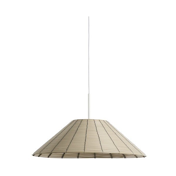 Béžové stínidlo z umělého ratanu ø 50 cm Saranella – Kave Home