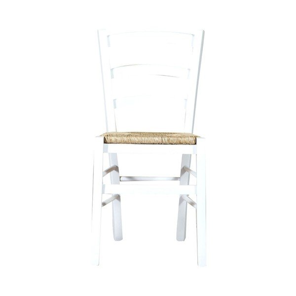 Bílá jídelní židle z bukového dřeva Alis-image-1