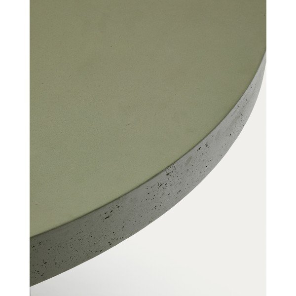 Betonový kulatý zahradní jídelní stůl ø 120 cm Aiguablava – Kave Home-image-4