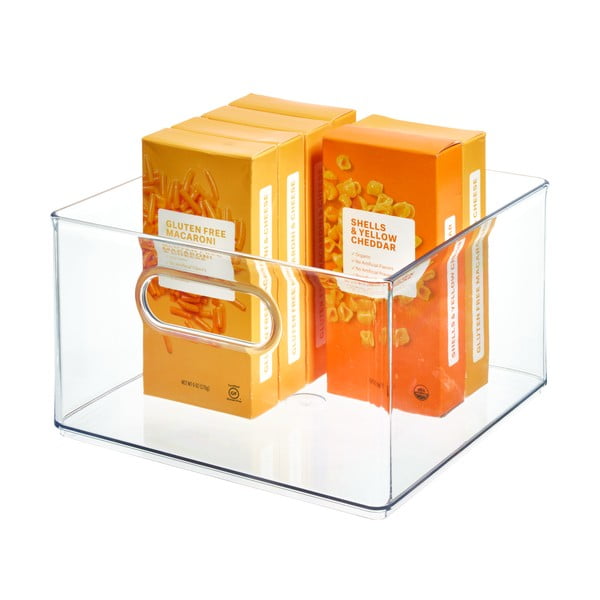 Transparentní úložný box iDesign The Home Edit, 25,4 x 25,3 cm-image-1