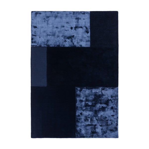 Tmavě modrý koberec Asiatic Carpets Tate Tonal Textures, 120 x 170 cm