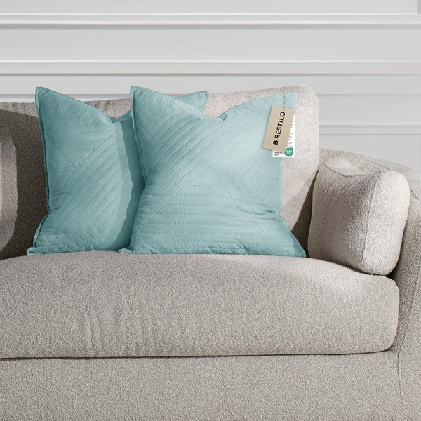 Povlaky na polštáře v sadě 2 ks z mikrovlákna 45x45 cm Softa – Restilo-image-1