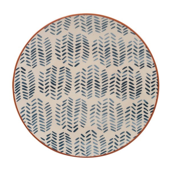 Keramický talíř s modrým vzorem Creative Tops, ⌀ 20 cm