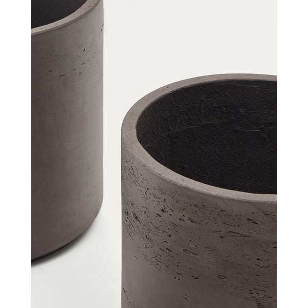 Obaly na květináče z cementu v sadě 3 ks ø 32 cm Sintina – Kave Home-image-1