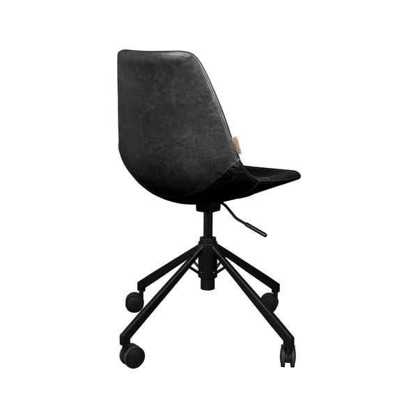 Černá kancelářská židle na kolečkách Dutchbone Franky-image-4