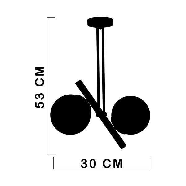 Závěsné svítidlo se skleněným stínidlem ve stříbrno-bílé barvě ø 15 cm Libra – Squid Lighting-image-4
