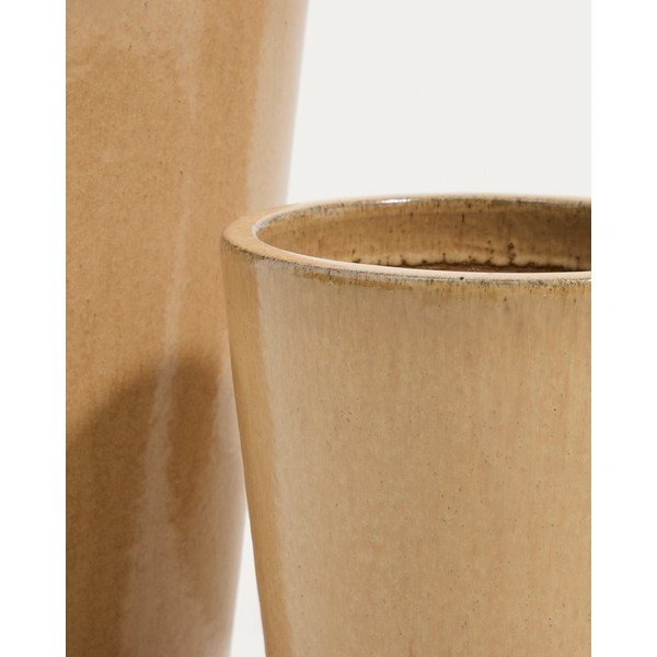 Keramické květináče v sadě 3 ks ø 47 cm Rotja – Kave Home-image-3