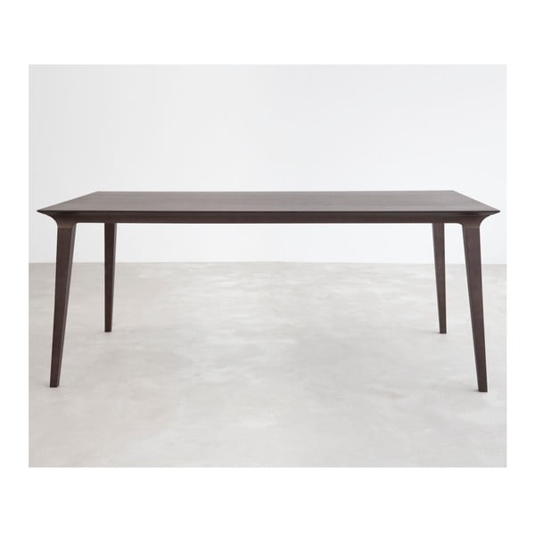 Stůl z černě mořeného jasanu Stua Lau 90 x 180 cm