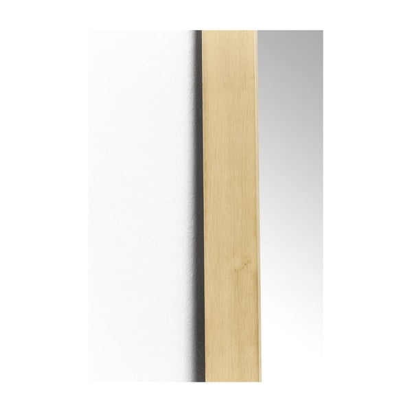 Zrcadlo s rámem v mosazné barvě Kare Design Rectangular, 200 x 70 cm-image-3