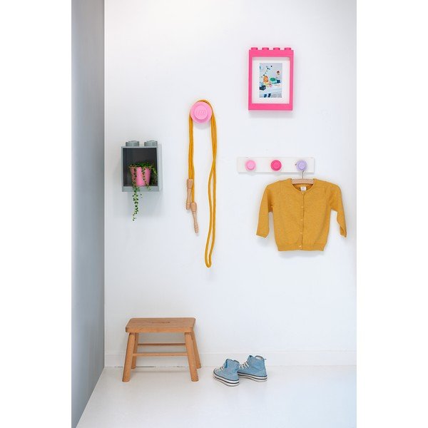 Růžový rámeček na fotku LEGO®, 19,3 x 26,8 cm-image-2