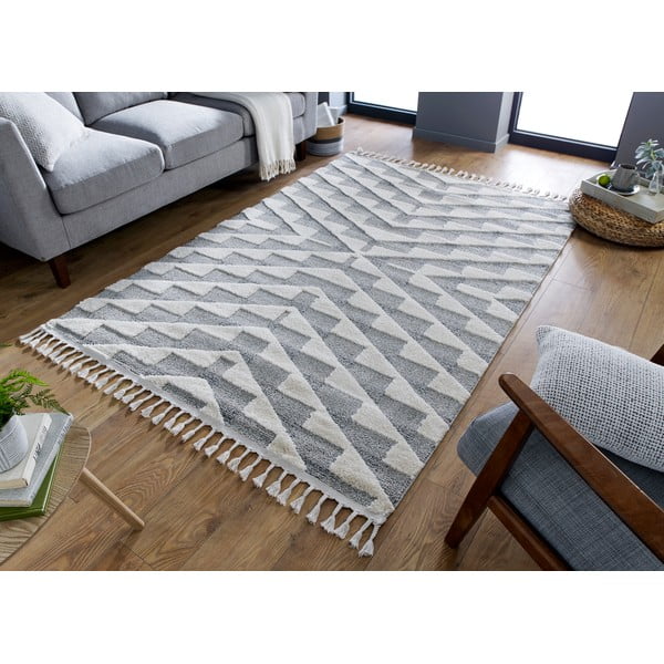 Krémově šedý koberec Flair Rugs Hampton, 120 x 170 cm-image-4